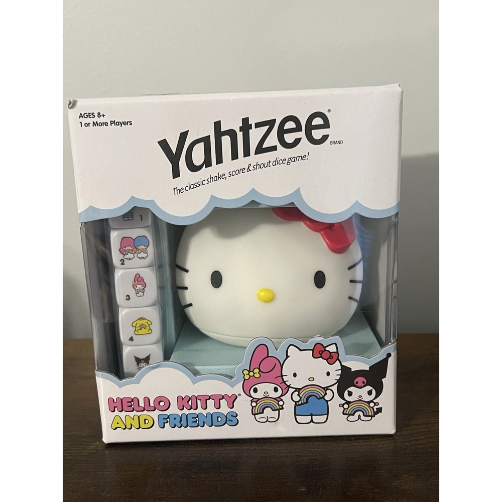 Hello Kitty & Friends Yahtzee Dice Game – Sanrio Edition – Complete‎ w/ Box